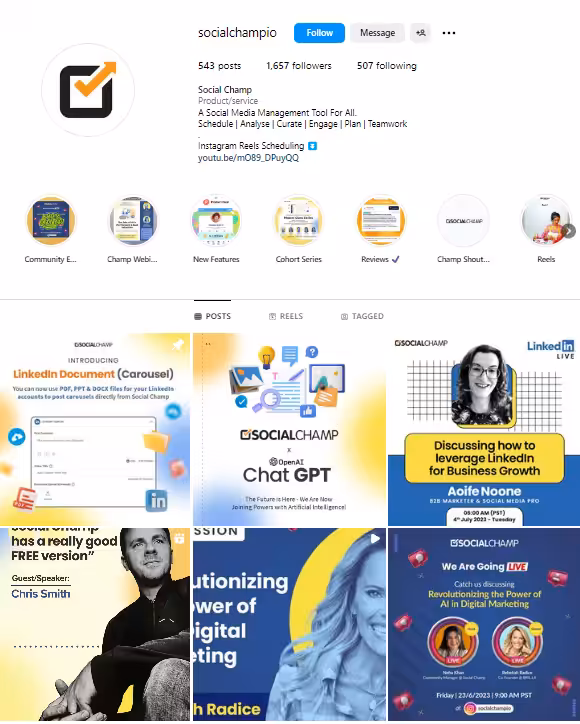 15+ Powerful Social Media Marketing Tips for Businesses in 2026 4 Social Champ Insta Feed