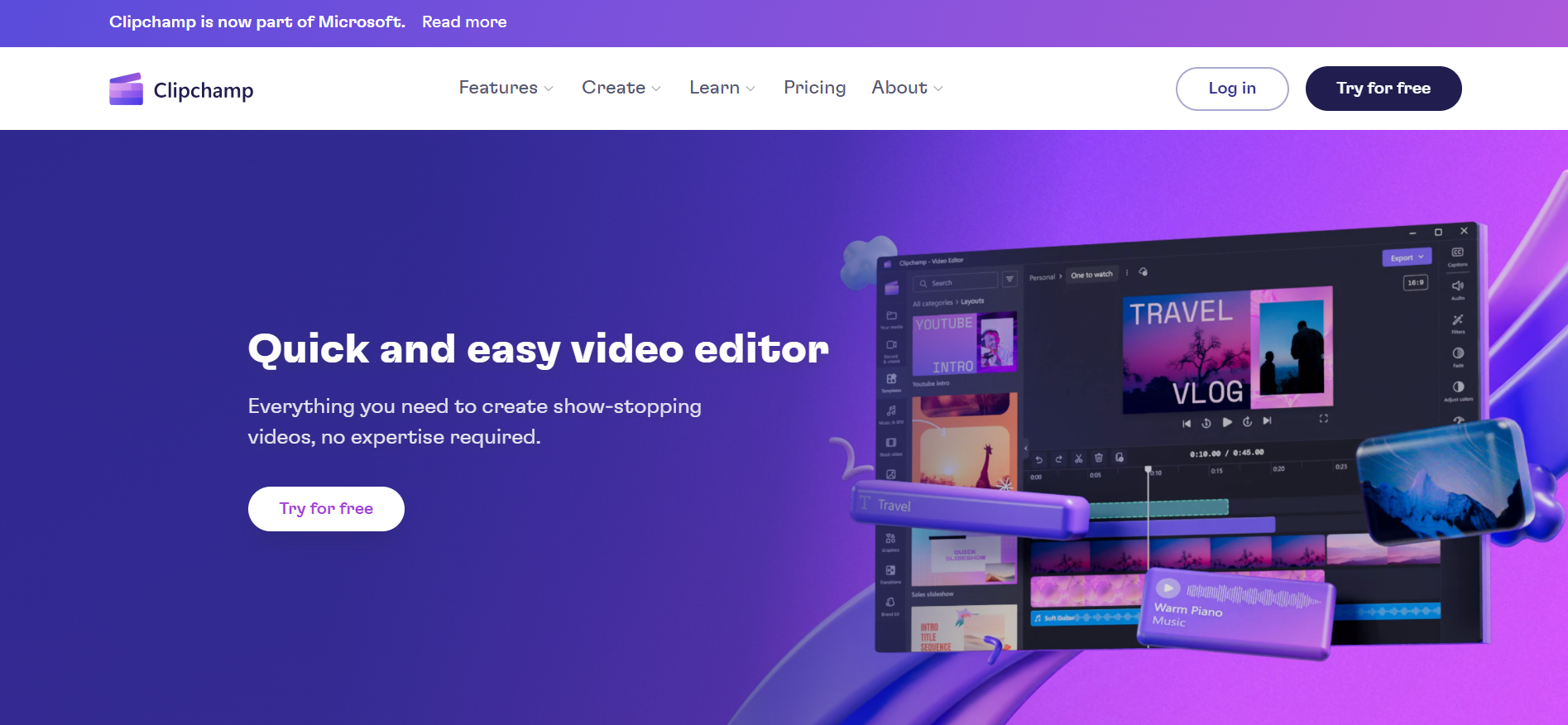 15 Top-Notch Free Video Editing Software for Stunning Visuals in 2025 17 clipchamp