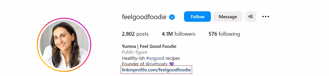 foodie bio