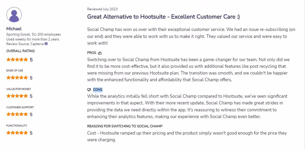 Buffer Reviews 2026: Feature Limitations & Pricing 11 Social Champ Review