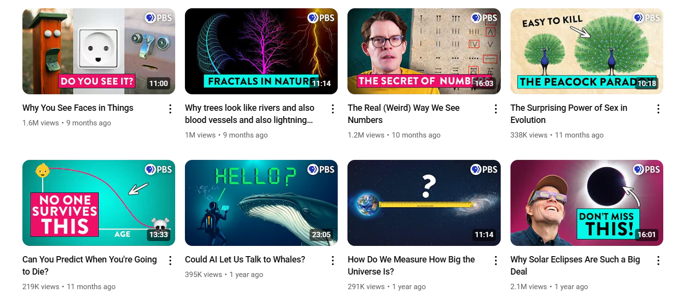 Example of Eye-Catching YouTube Video Thumbnails