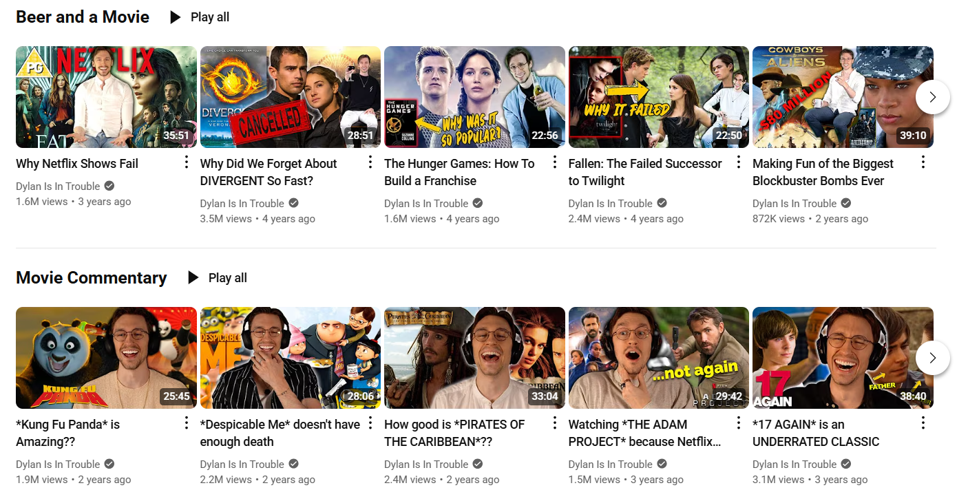 Example of a YouTube Video Series