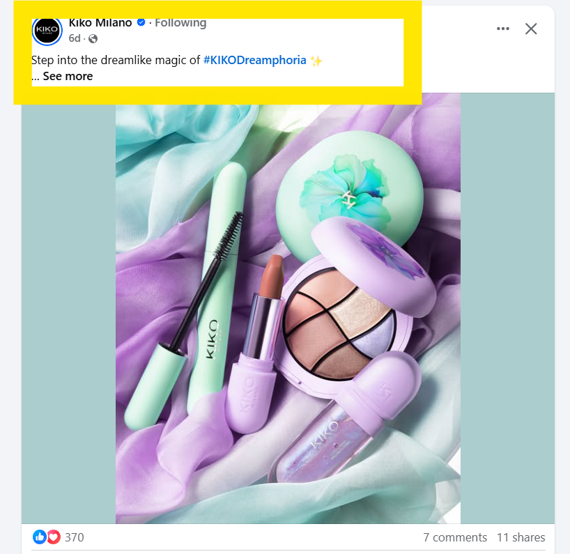 Example of “Show More” Post on Facebook