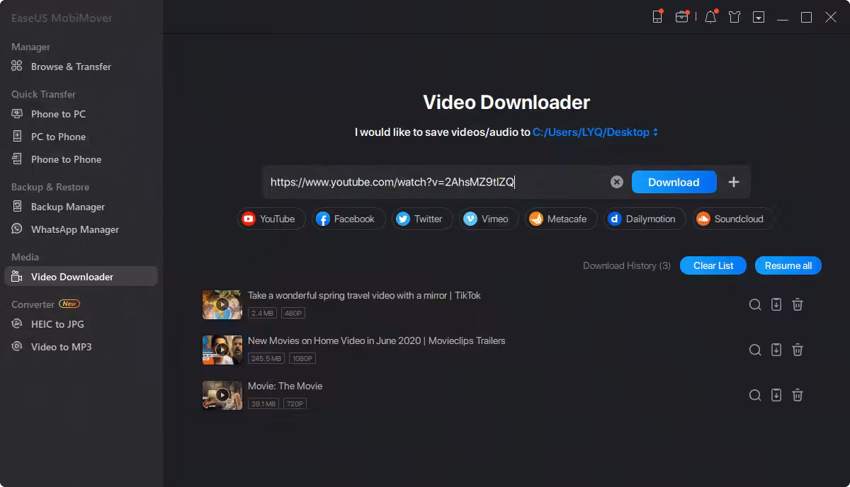 Videos Saved in Your PC