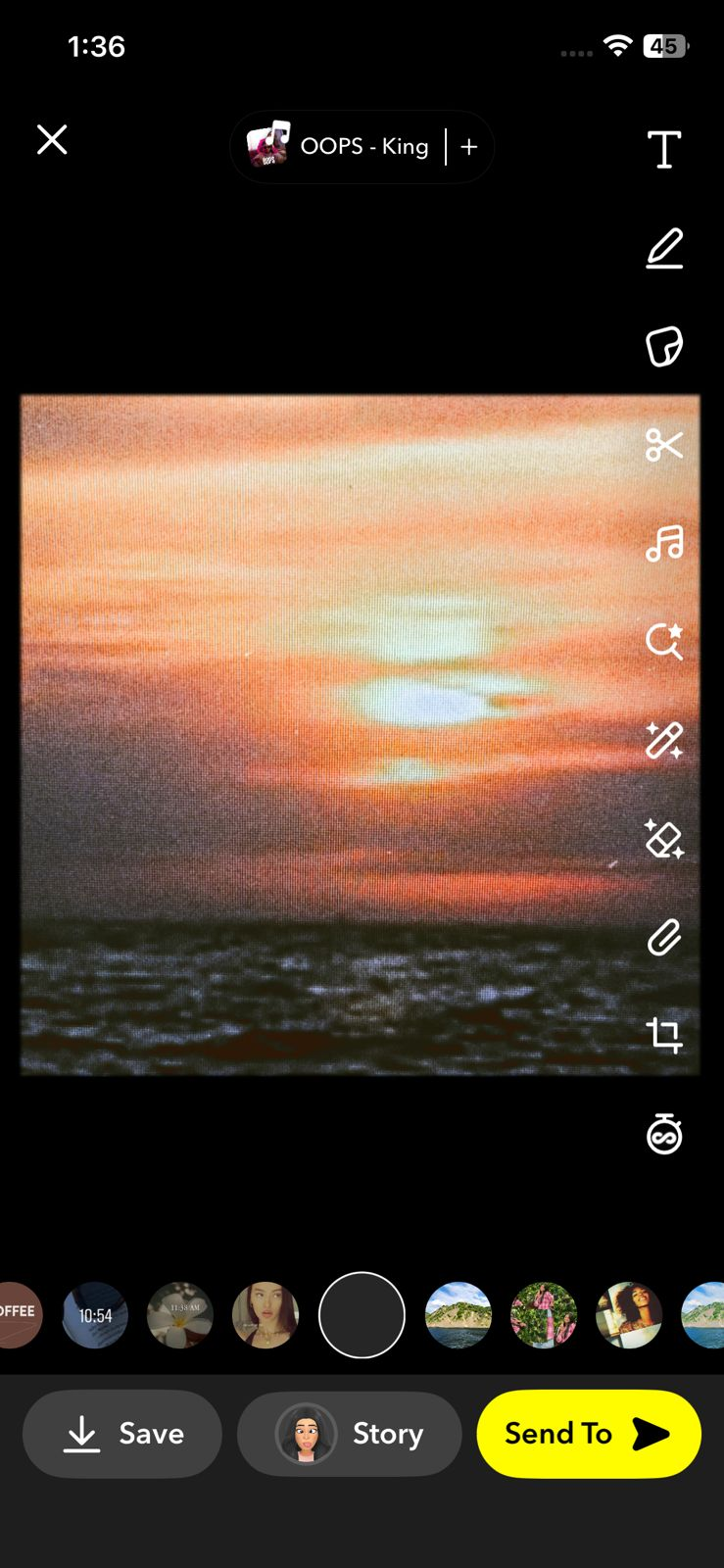 Example of Snapchat Multiple Filters