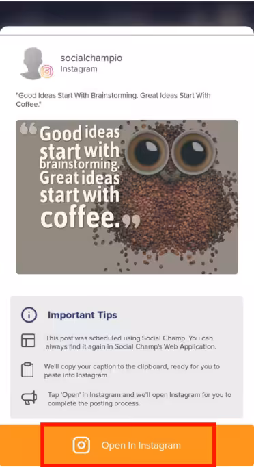 Schedule Instagram Stories Like a Pro in 2026 17 Schedule Instagram Story with social champ step 10