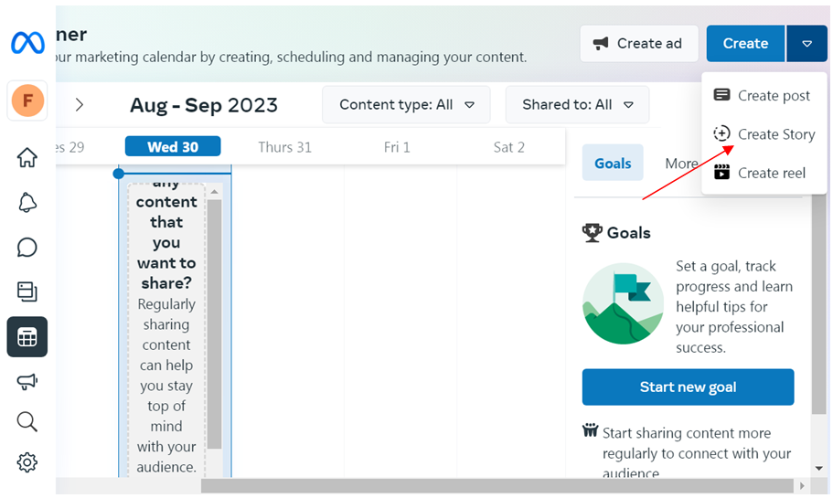 Schedule Instagram Stories Like a Pro in 2026 27 Scheduling Instagram Stories Using Meta Business Suite step 4