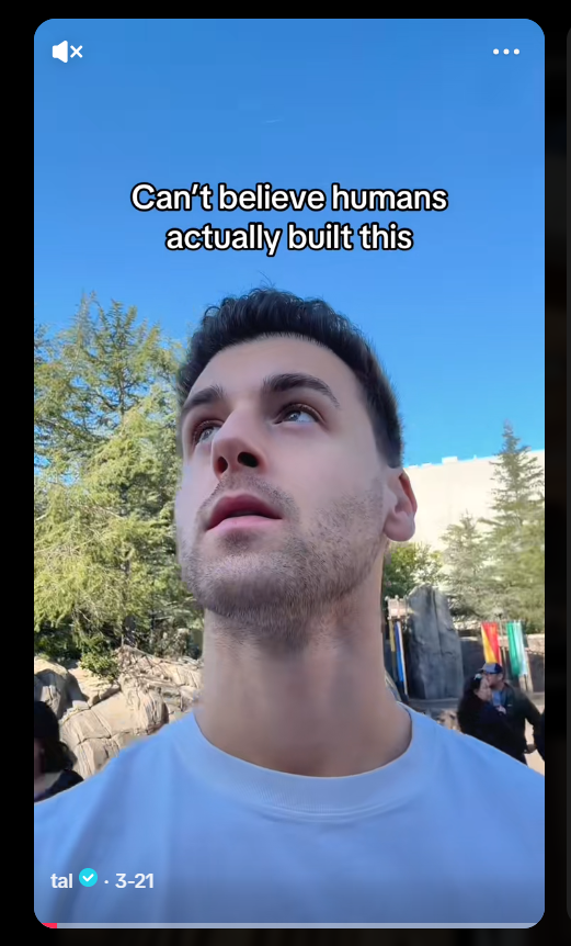 snapshot of a tiktok video with engaging hook