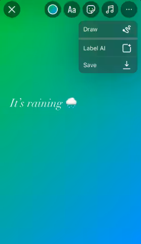 Schedule Instagram Stories Like a Pro in 2026 4 Text and draw features of Instagram Story