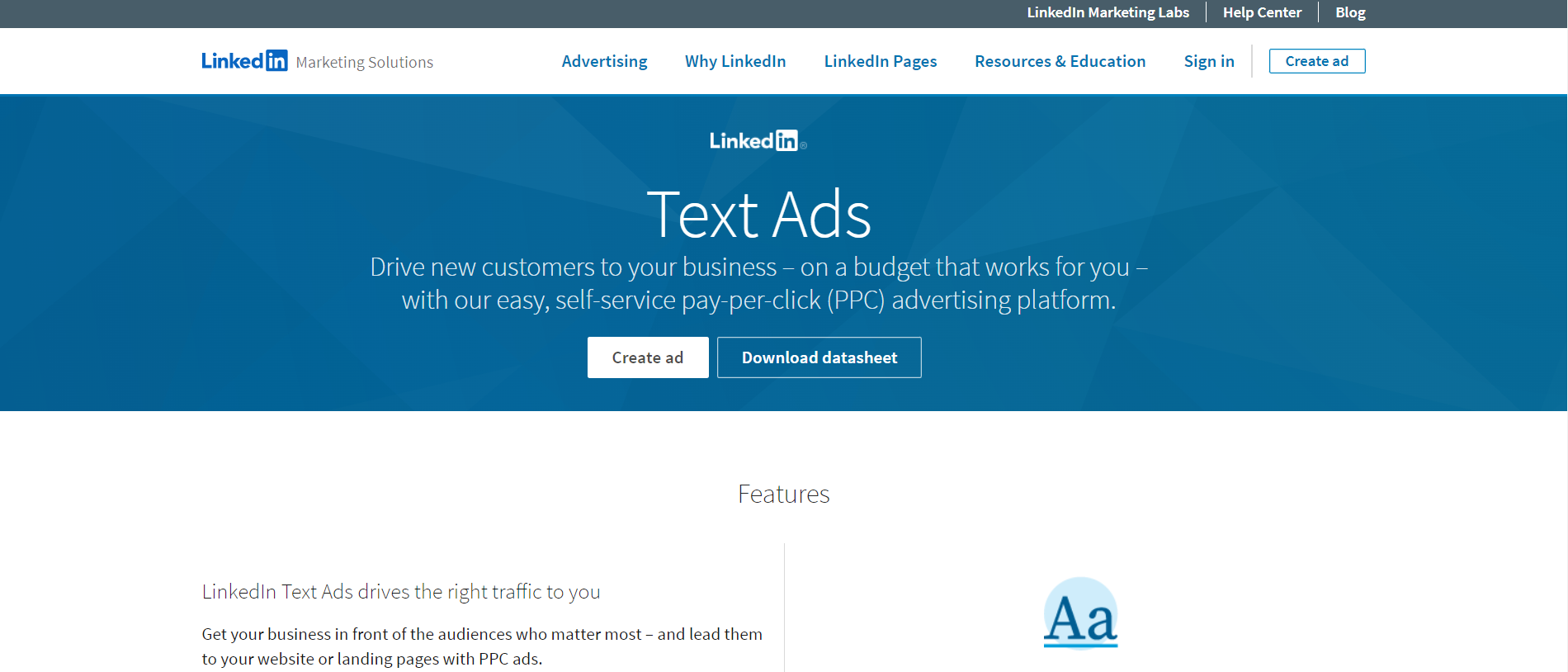LinkedIn Ads: A Complete Cheat Sheet to Run First Campaign 9 text ads