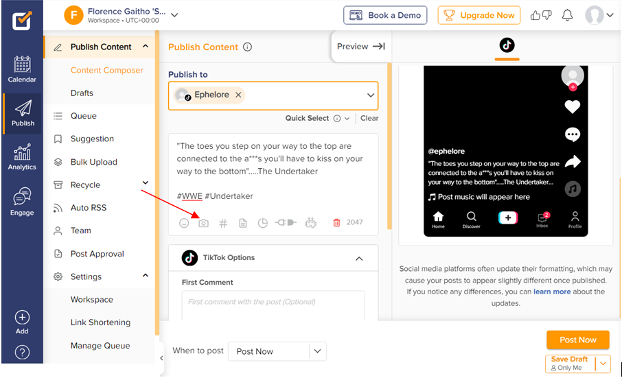 What is TikTok? A Dive into the Short-Form Video Phenomenon 24 Schedule TikTok video - Step 7