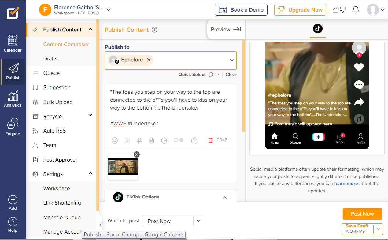 What is TikTok? A Dive into the Short-Form Video Phenomenon 27 Schedule TikTok video - Step 10