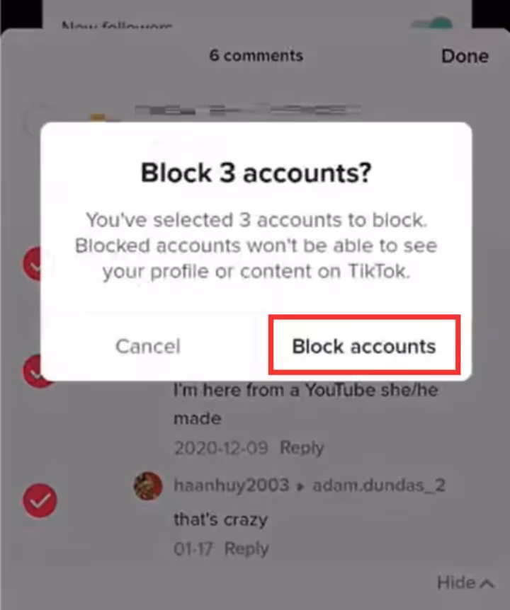 How to Block Someone on TikTok in 2026: A Step-By-Step Guide 14 How to block someone in bulk - Step 5