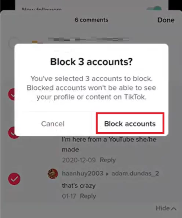 How to Block Someone on TikTok in 2026: A Step-By-Step Guide 14 How to block someone in bulk - Step 5