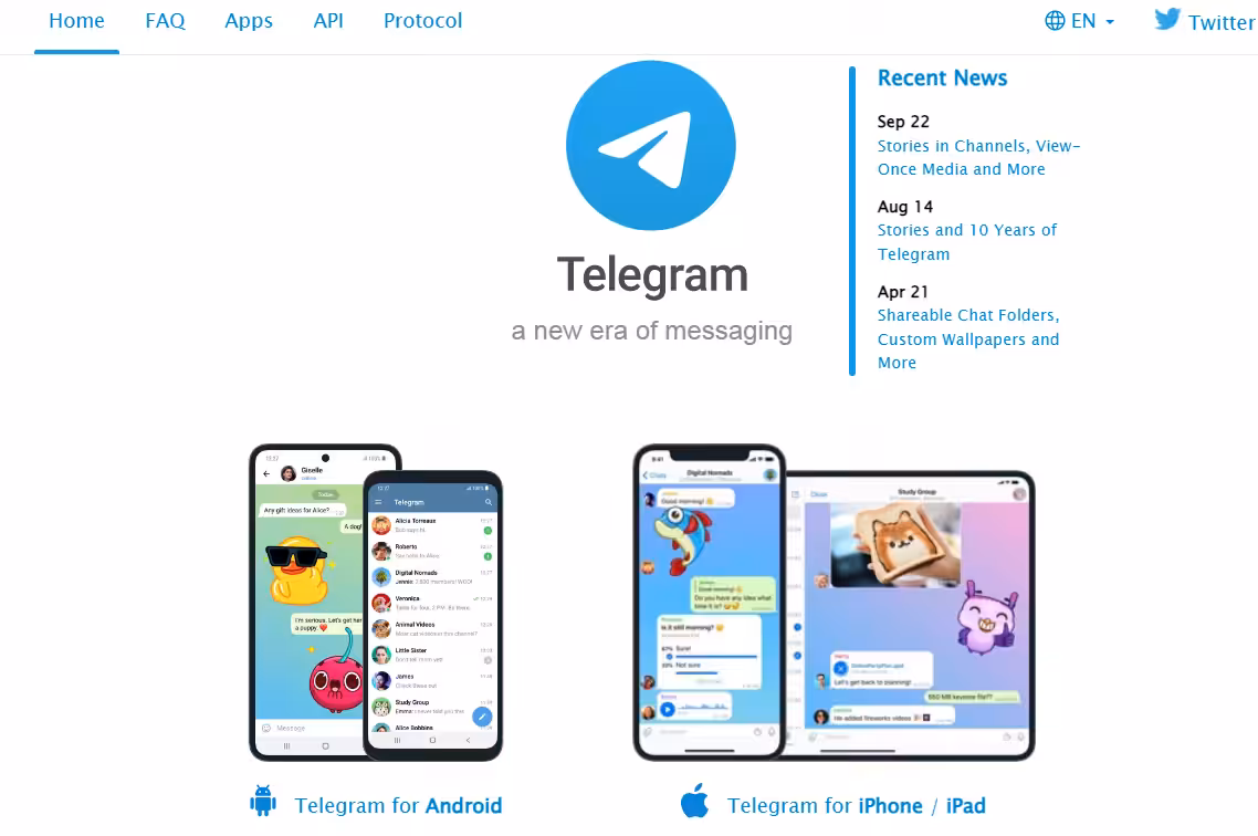 Telegram-social-media-platform