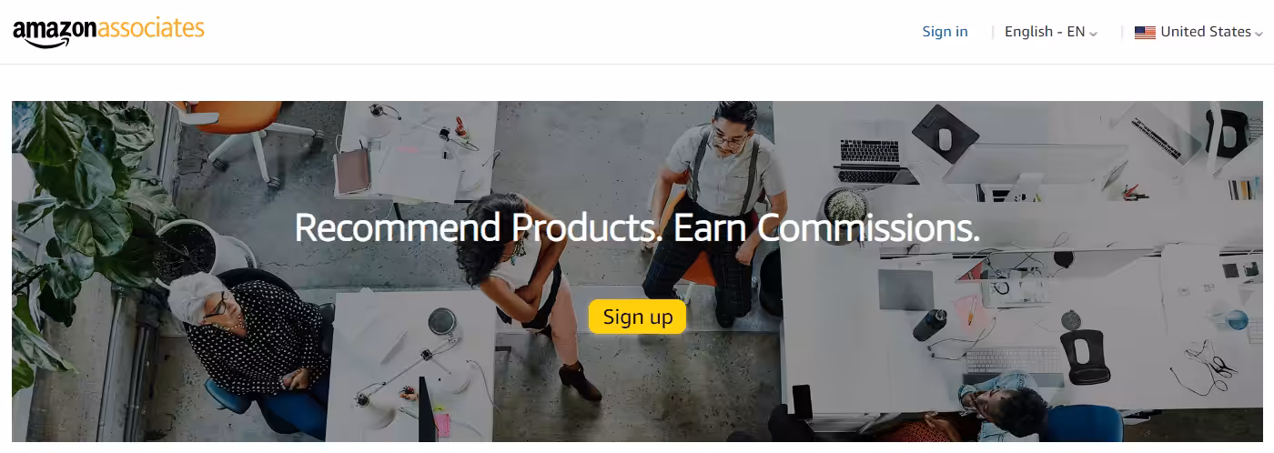 20+ Best Paying Affiliate Marketing Programs for Beginners in 2026 11 Amazon Associates affiliate marketing program