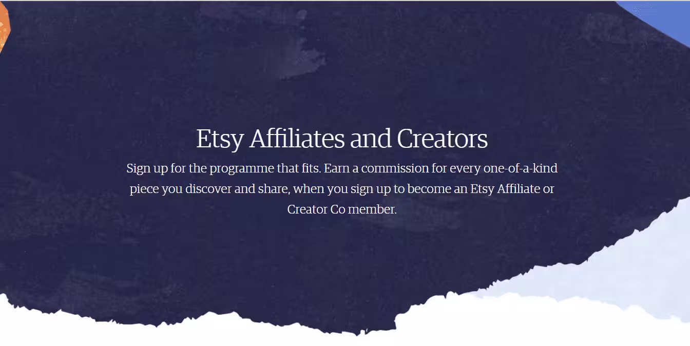 20+ Best Paying Affiliate Marketing Programs for Beginners in 2026 17 Etsy's affiliate program