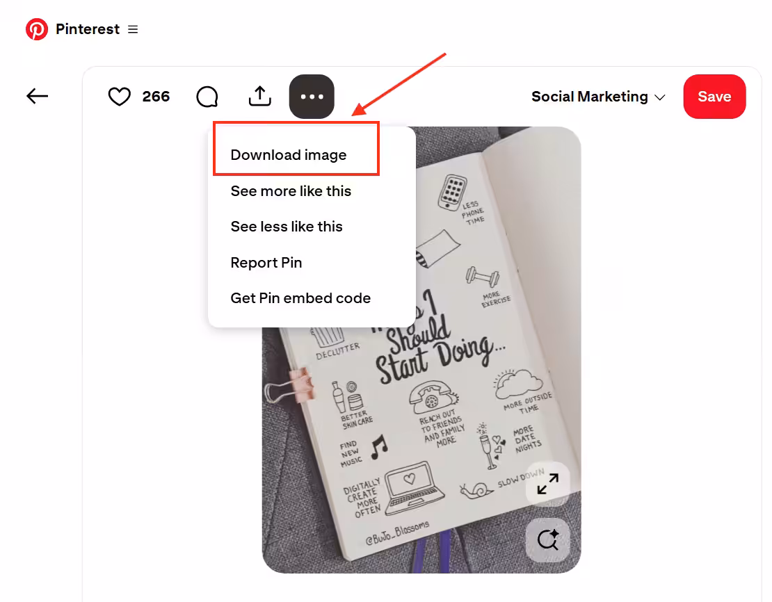 Click "Download Image"