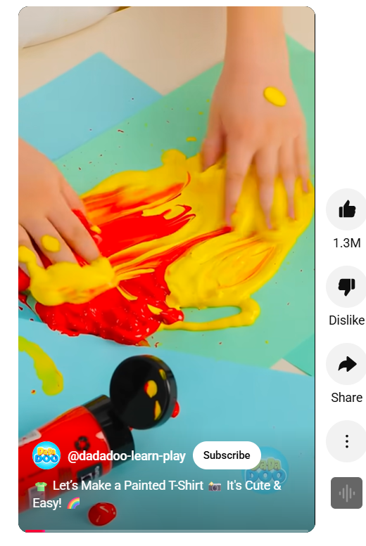 Example of YouTube Shorts