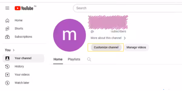 How to Delete YouTube Channel in 2026 11 Visual of 'customize channel'