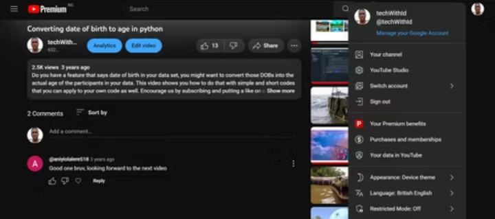 How to Block Someone on YouTube in 2026 12 Visual of YouTube on web browser