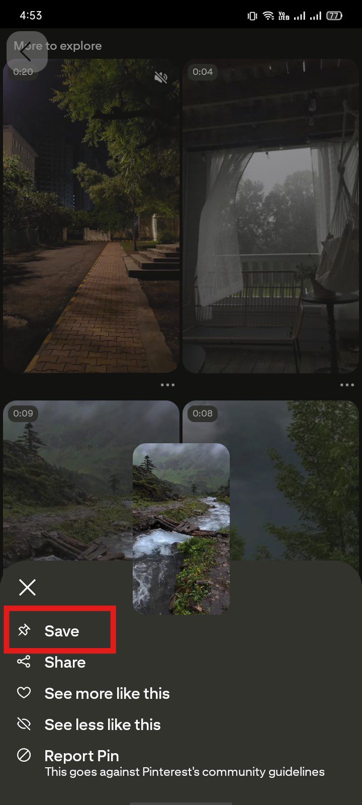 How to Download Pinterest Videos in 2026: A Step-By-Step Guide for Mobile and PC? 11 Tap "Save"