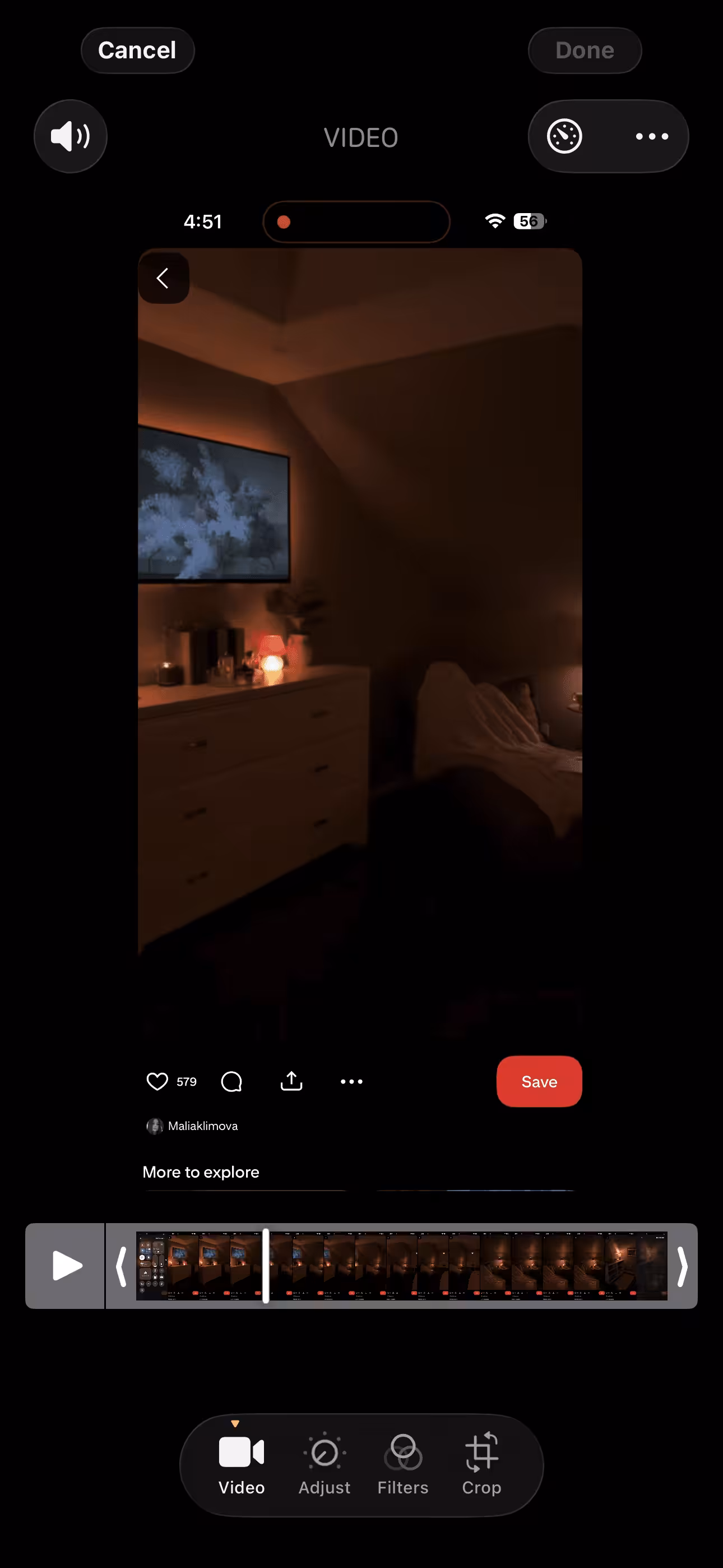 Trim the Video