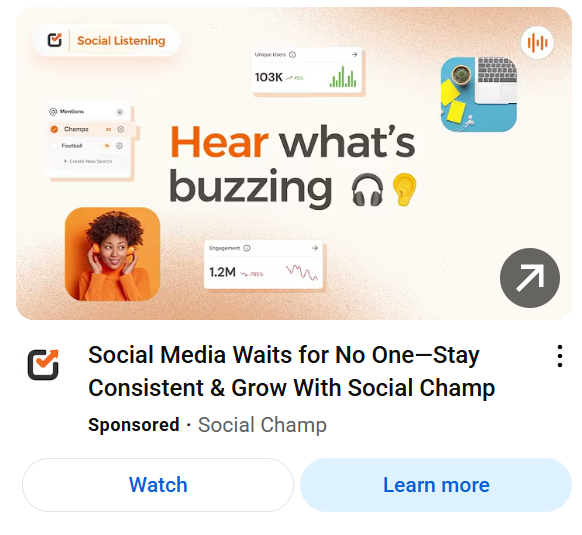 YouTube Ad Example
