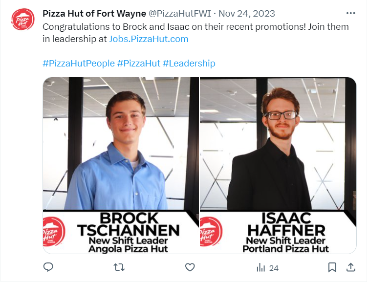 Trending Community Management Strategies for 2026 5 visual of social media community management by Pizza Hut Fort Wayne