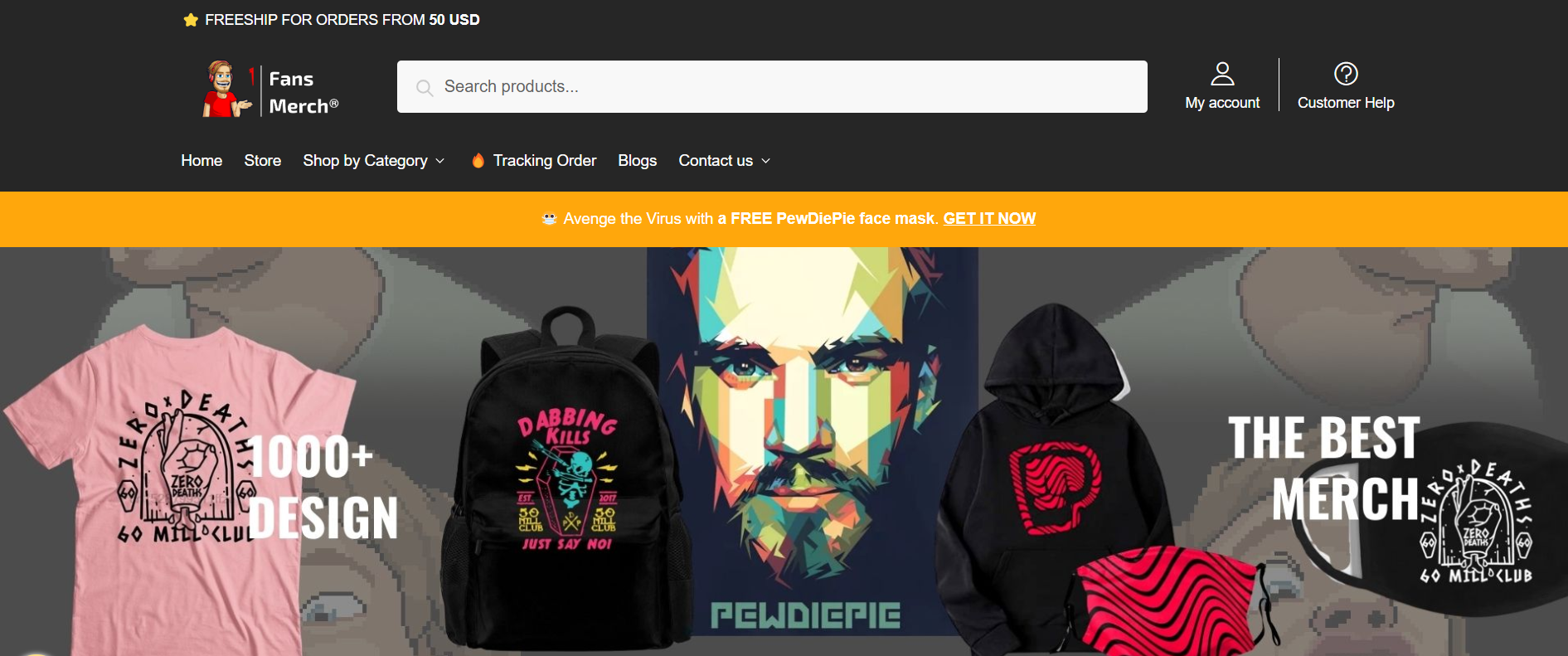 Comprehensive Guide to YouTube Monetization: Strategies, Rules, and Revenue Generation for 2026 8 A snapshot of PewDiePie's merch store