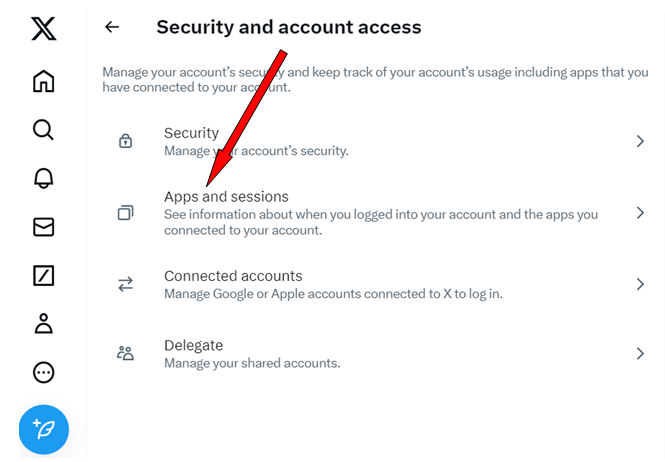 How to Delete Twitter Account (And Protect Your Data) in 2026 27 visual of apps and sessions