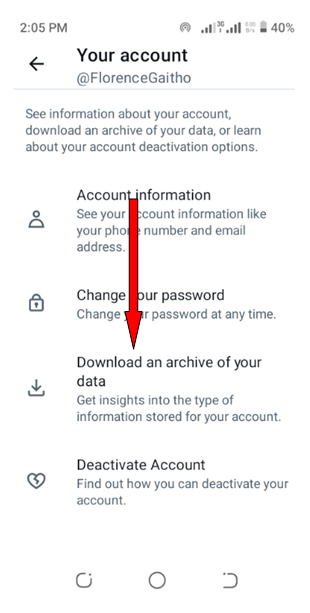 How to Delete Twitter Account (And Protect Your Data) in 2026 23 visual of download an archive of your data” option.