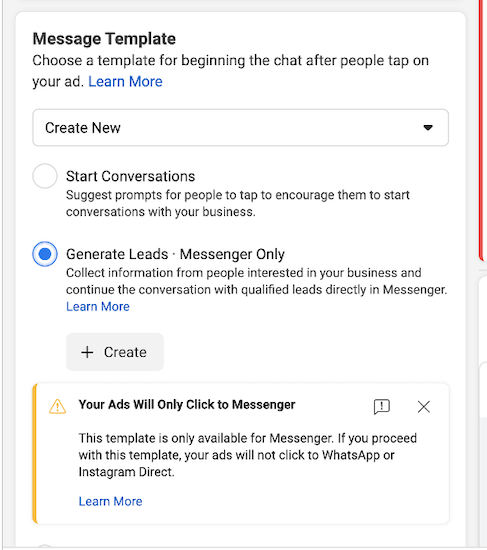 How to Grow Your Business With Facebook Messenger Ads in 2026 8 Create a “Generate Leads” Message Template