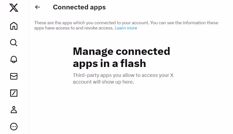 How to Delete Twitter Account (And Protect Your Data) in 2026 29 visual of after clicking on “Connected Apps,” all third-party apps connected to your account will appear.