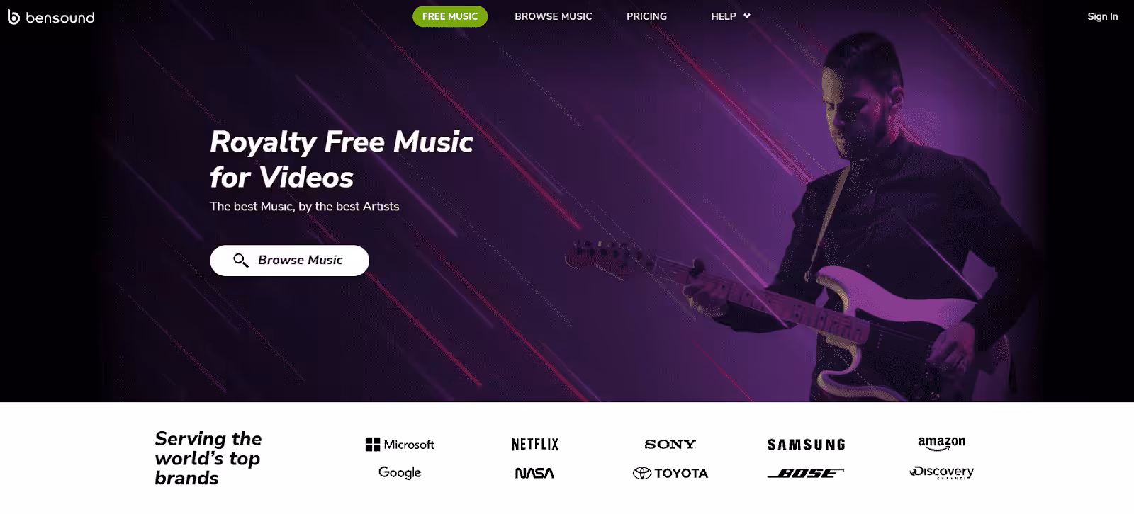 15 Best Websites for Background Music for Video 19 Bensound