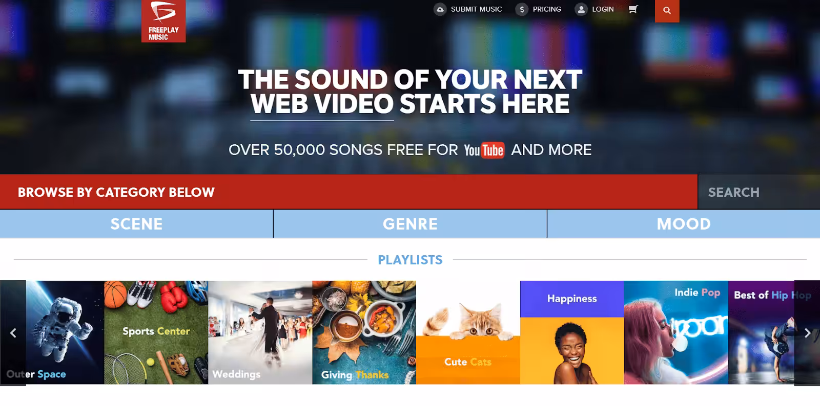 15 Best Websites for Background Music for Video 12 Freeplay Music
