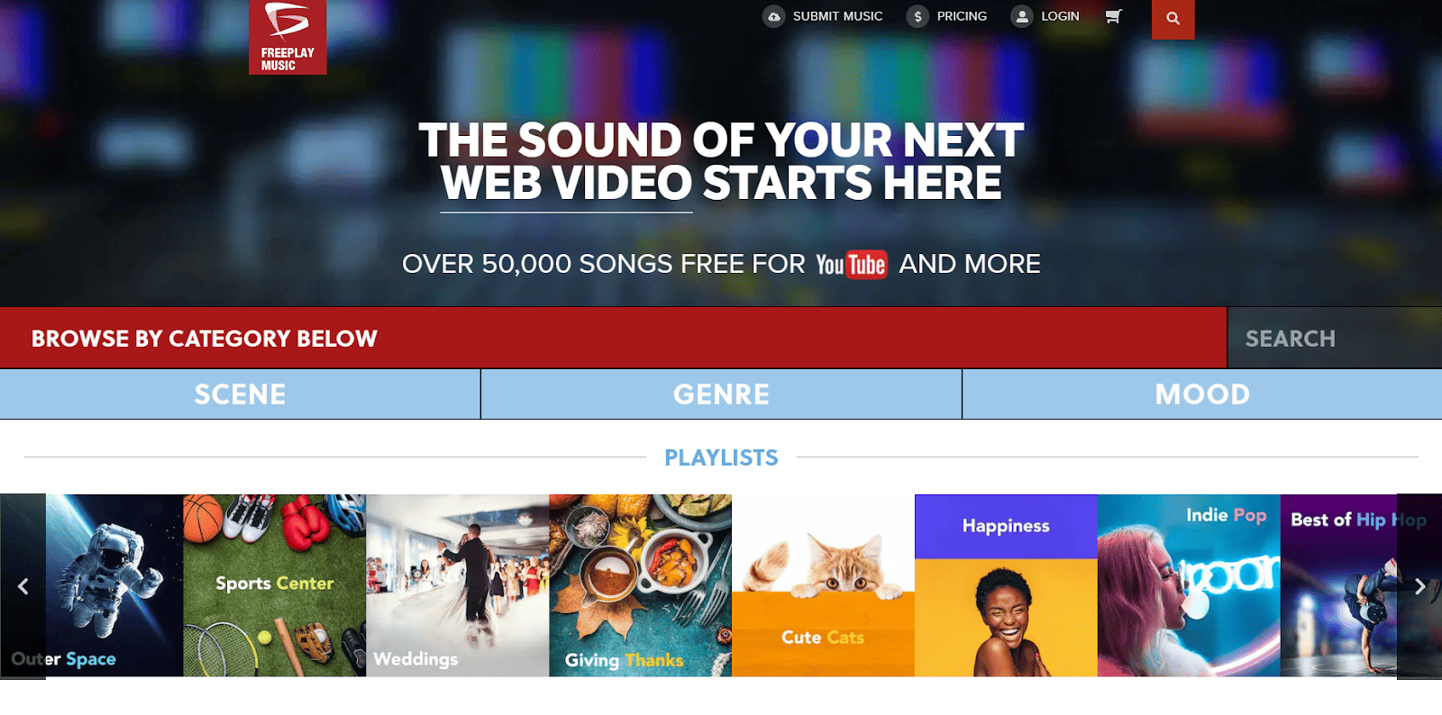 15 Best Websites for Background Music for Video 12 Freeplay Music