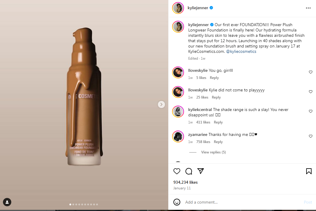 12 Tips on How to Get on the Instagram Explore Page 9 A snapshot of Instagram post