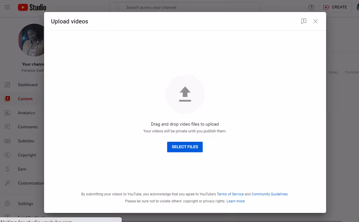 How to Make a YouTube Video in 2026 (Beginner’s Guide) 13 How to Upload a YouTube Video via PC - Step 3
