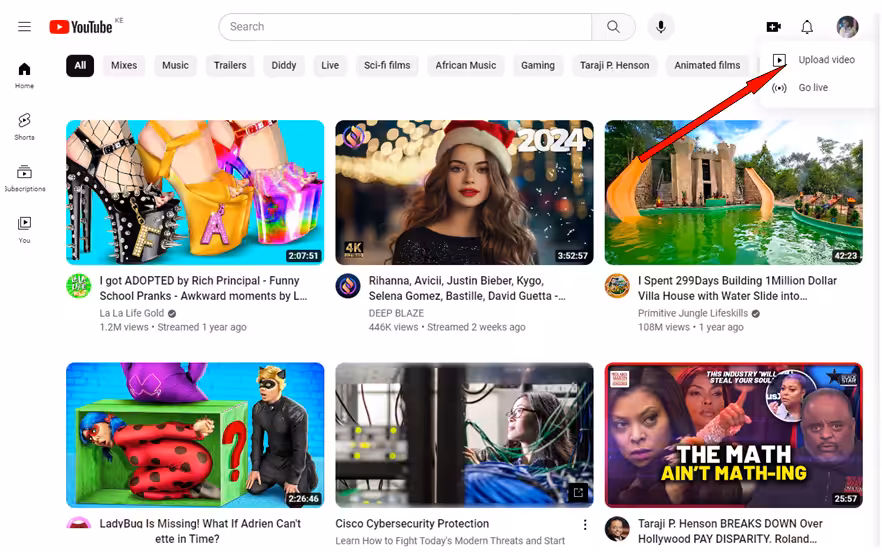 How to Make a YouTube Video in 2026 (Beginner’s Guide) 12 How to Upload a YouTube Video via PC - Step 2