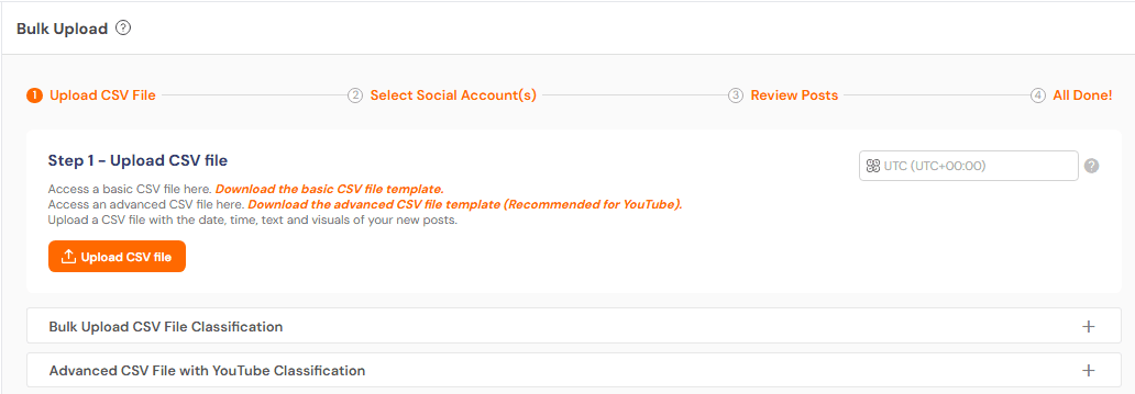 Social Champ’s Bulk Scheduling Feature