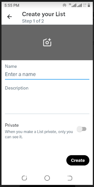 How to Create and Use Twitter Lists in 2026 20 Twitter List on Mobile Step 4