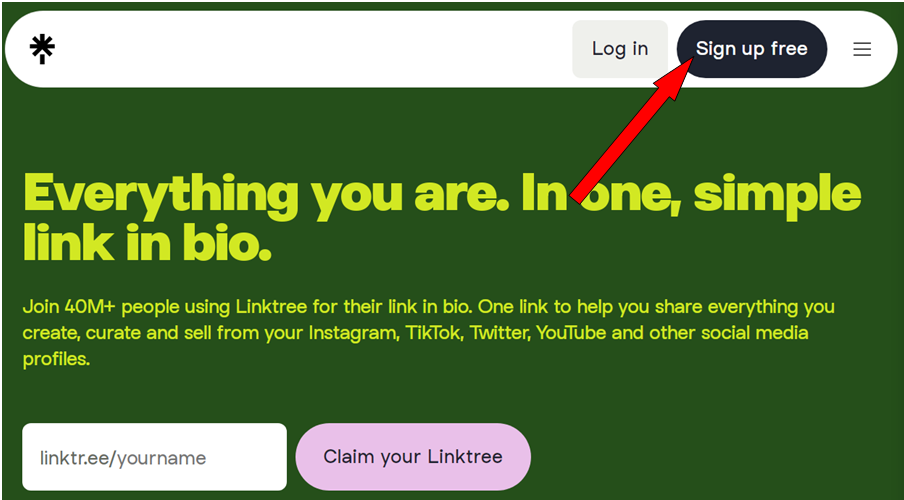 Linktree for Instagram: An Ultimate Guide in 2026 6 Linktree for Instagram - Step 1