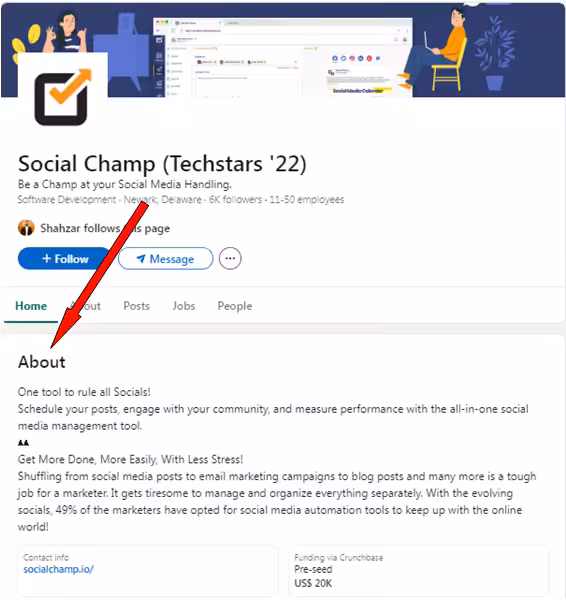 LinkedIn SEO 2026: 15+ Tips and Best Practices 7 LinkedIn About Us