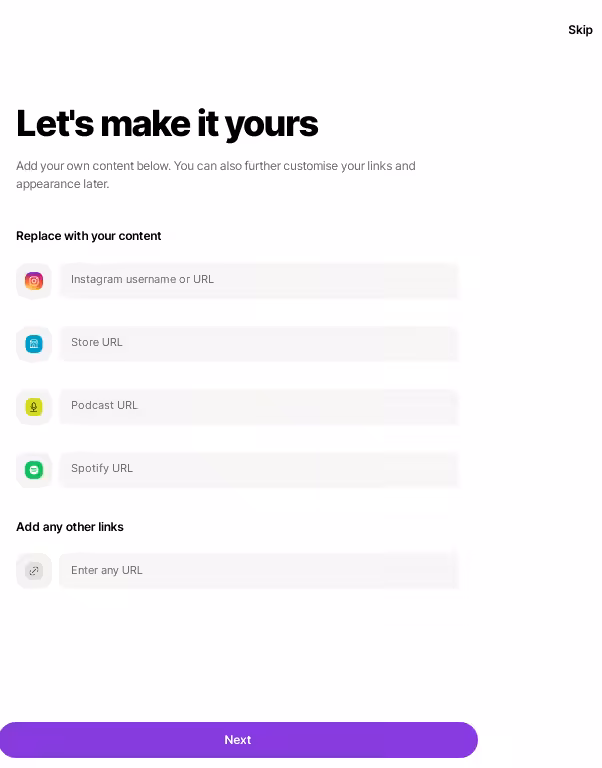 Linktree for Instagram - Step 6
