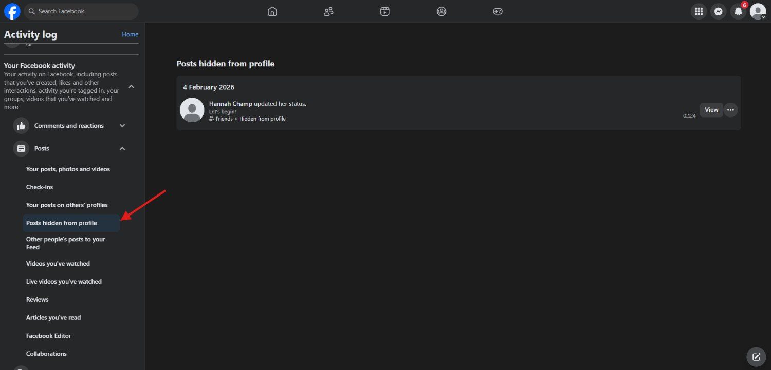 Scan Your Hidden Posts