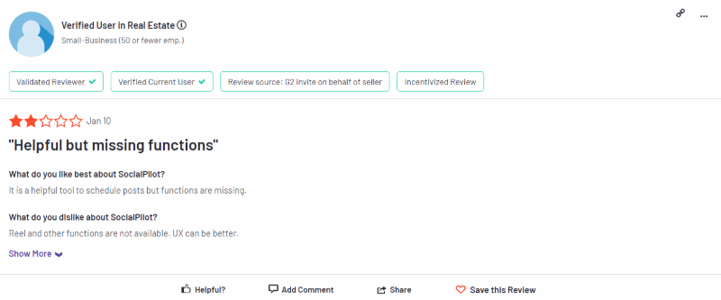 SocialPilot Reviews: Is the Tool Worth the Money in 2026 9 A Snapshot of a Social Pilot Review on Basic Features.