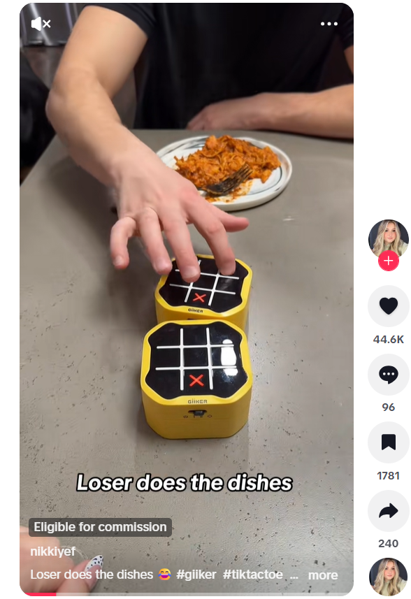 Screenshot of a TikTok Video
