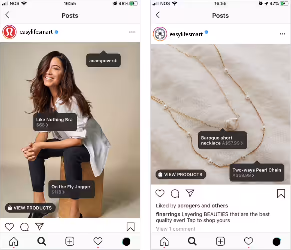 A snapshot of Instagram