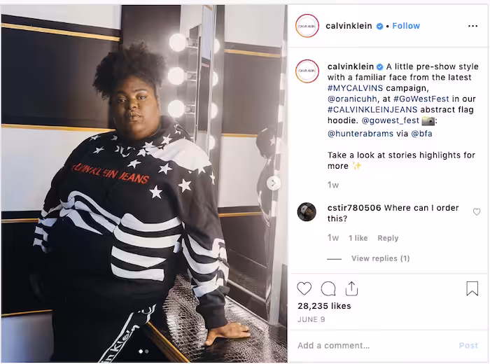 A snapshot of Instagram